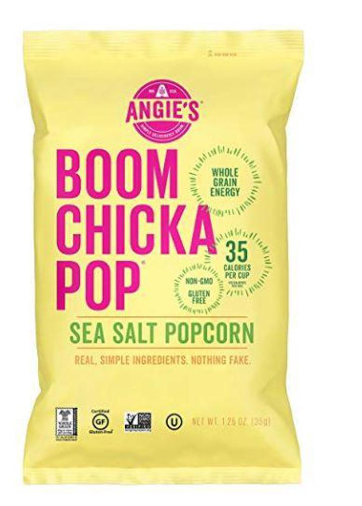 Conagra Angie's Boom Chicka Pop Sea Salt Popcorn 12ct 1.25oz