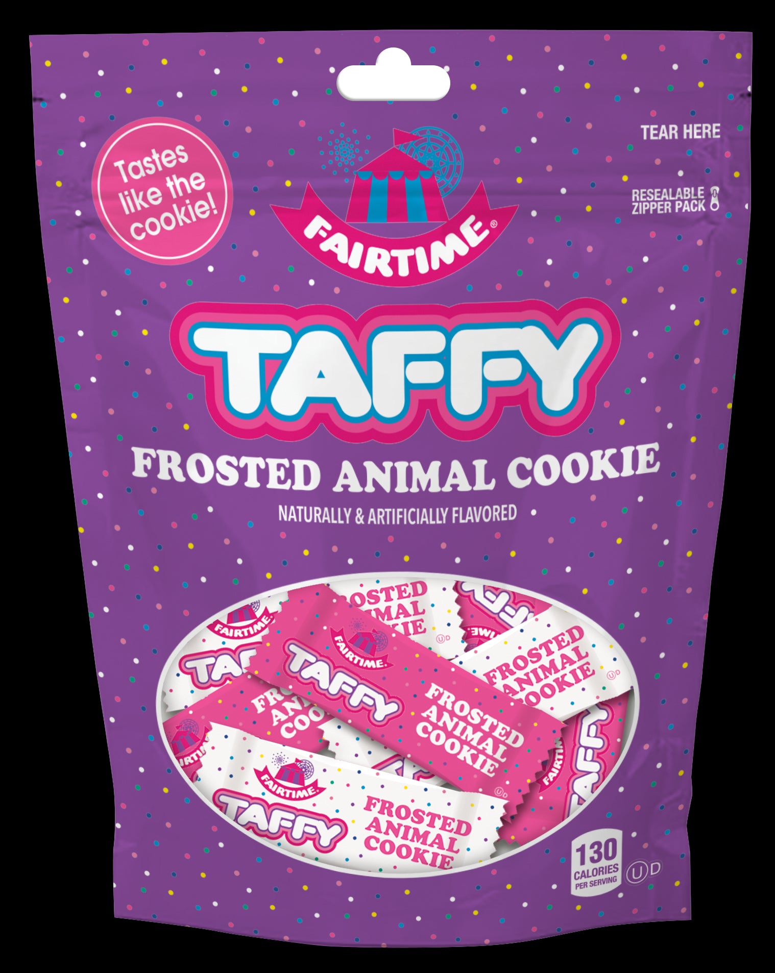 A&B Fairtime Taffy Animal Cookie Sub 11oz 1/12ct