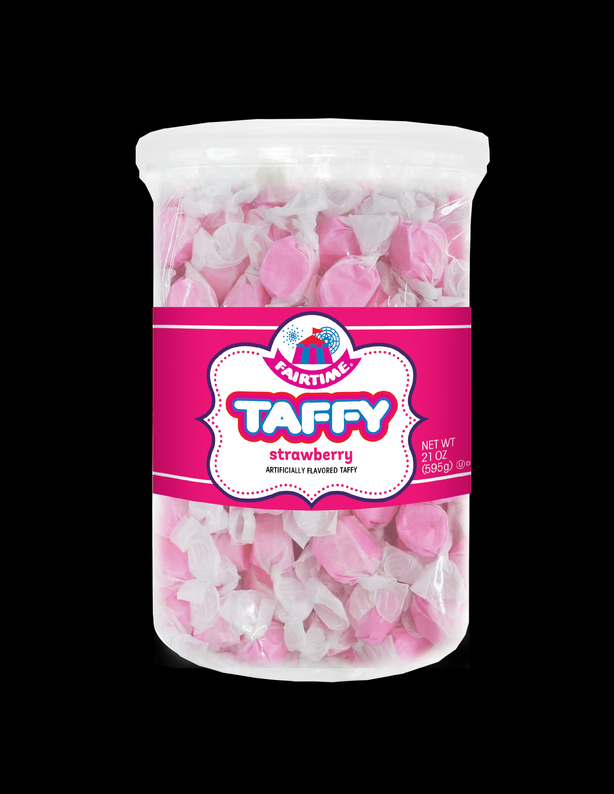 A&B Fairtime Taffy Colors Jar - Hot Pink 21oz 1/6ct