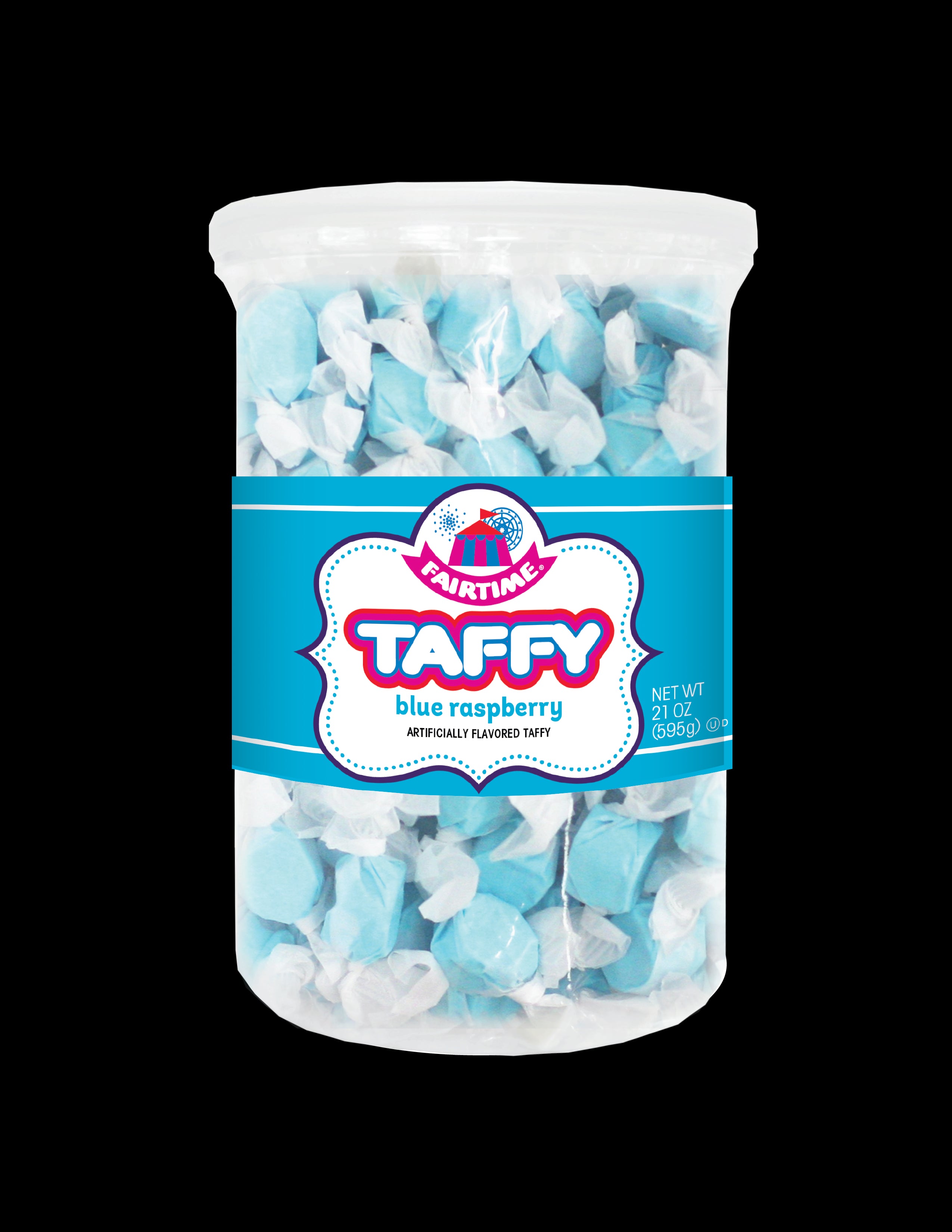 A&B Fairtime Taffy Colors Jar - Blue 21oz 1/6ct