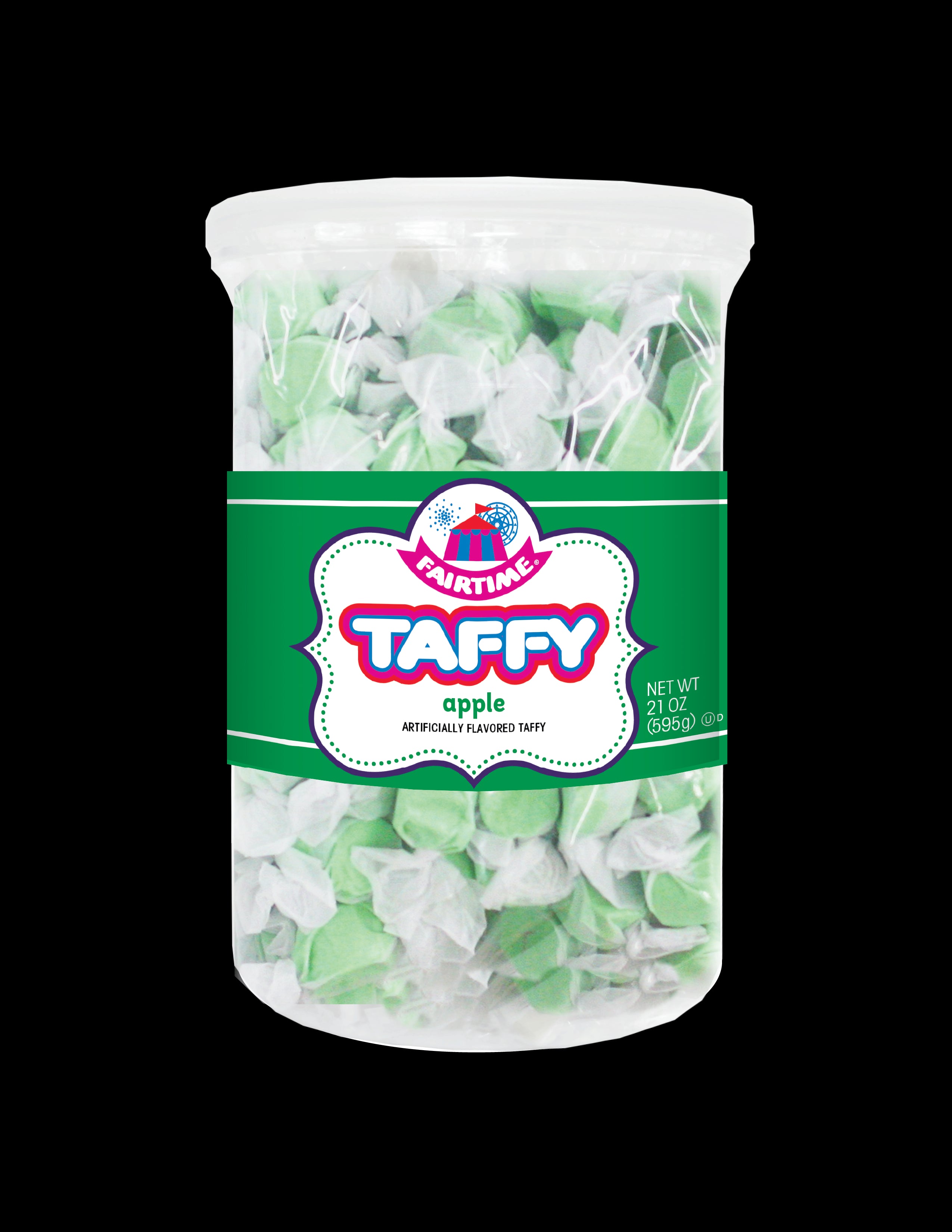 A&B Fairtime Taffy Colors Jar - Green 21oz 1/6ct