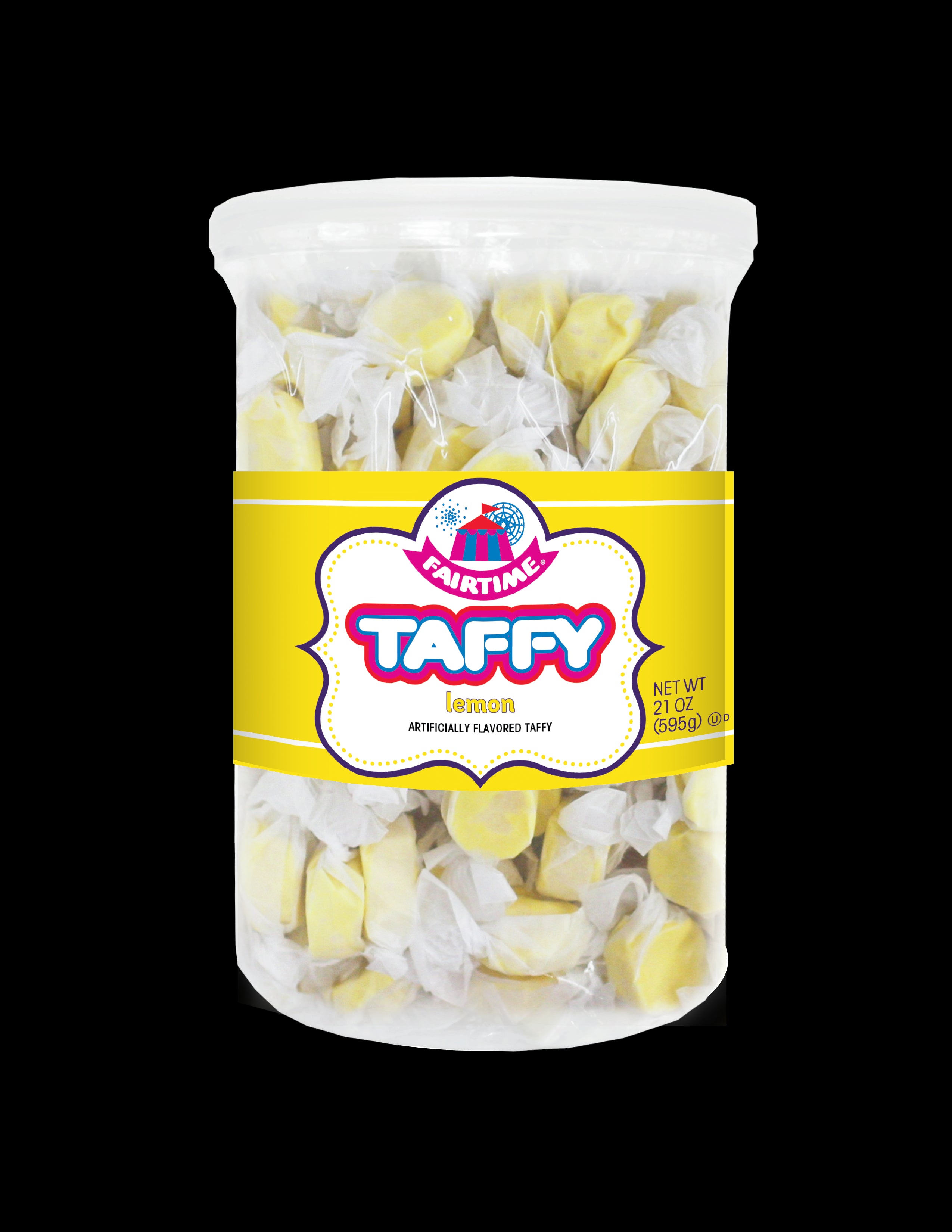 A&B Fairtime Taffy Colors Jar - Yellow 21oz 1/6ct