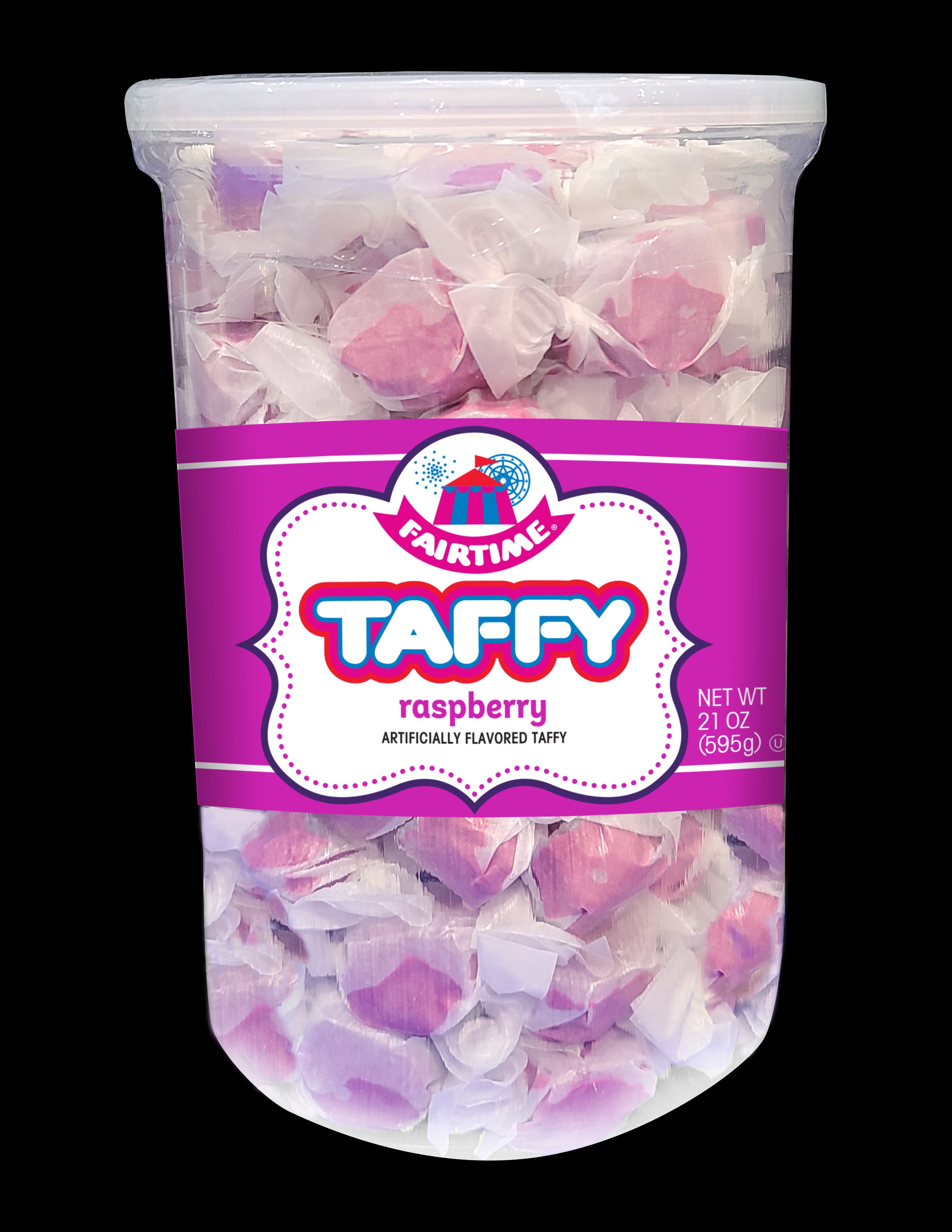 FAIRTIME TAFFY RASPBERRY 6/21OZ JAR