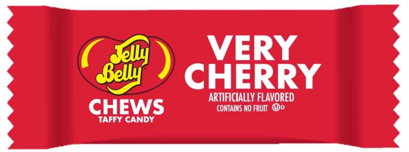 A&B Bulk JELLY BELLY CHEWS VERY CHERRY 3lb 1/5ct