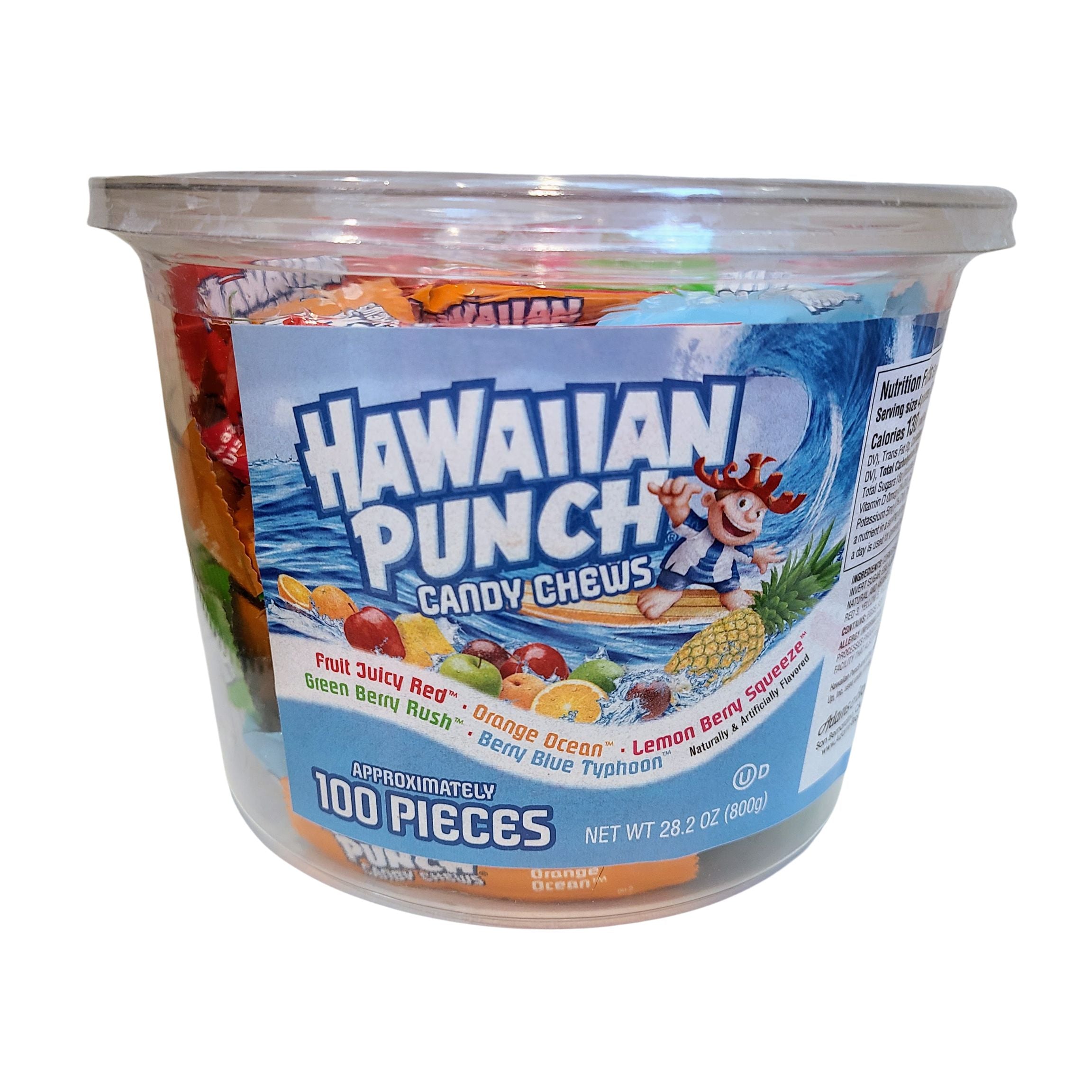 A&B Hawaiian Punch Chews 100Ct Tub(28.2oz) 1/6ct