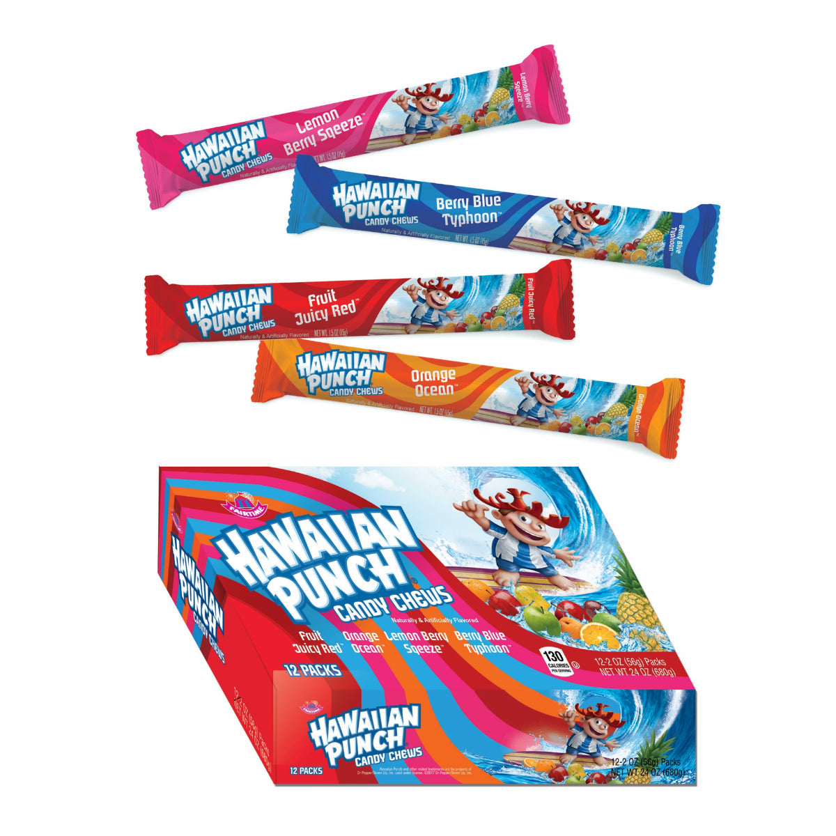 A&B Hawaiian Punch  Chews Count Good 1.5oz 6/24ct