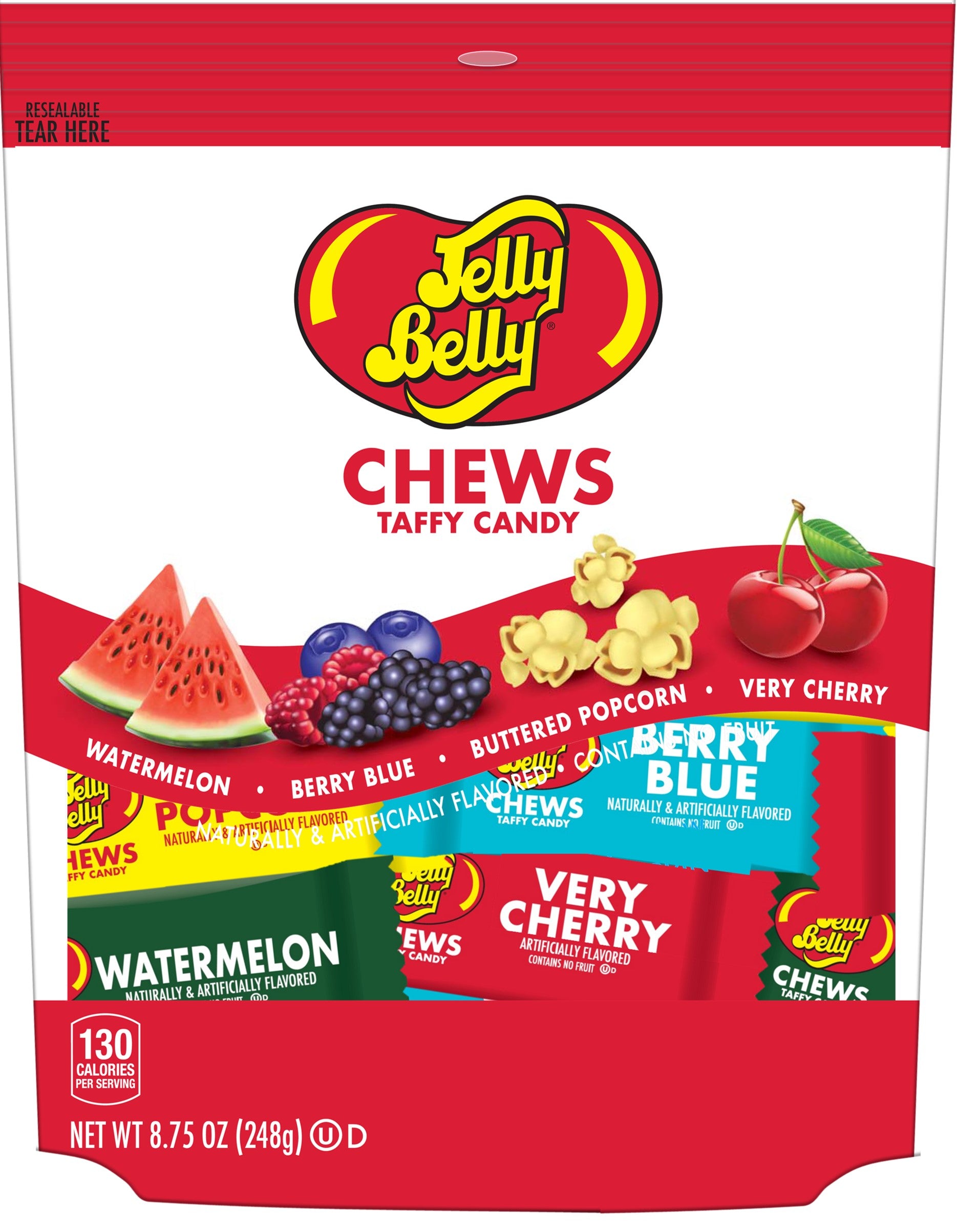 A&B Jelly Belly Chews Sub 8.75oz 1/12ct