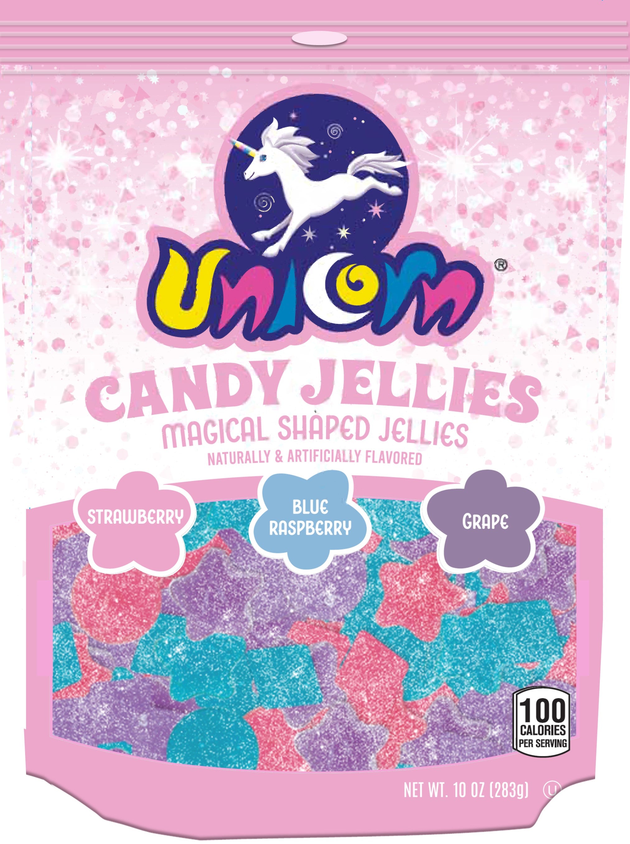 A&B Unicorn Jellies Sub 10oz 1/12ct