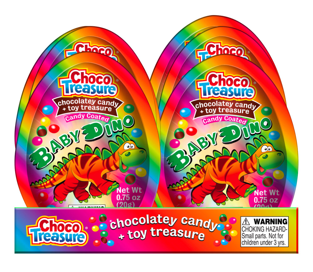 Choco Treasure Baby Dino Egg 1oz  4/10ct