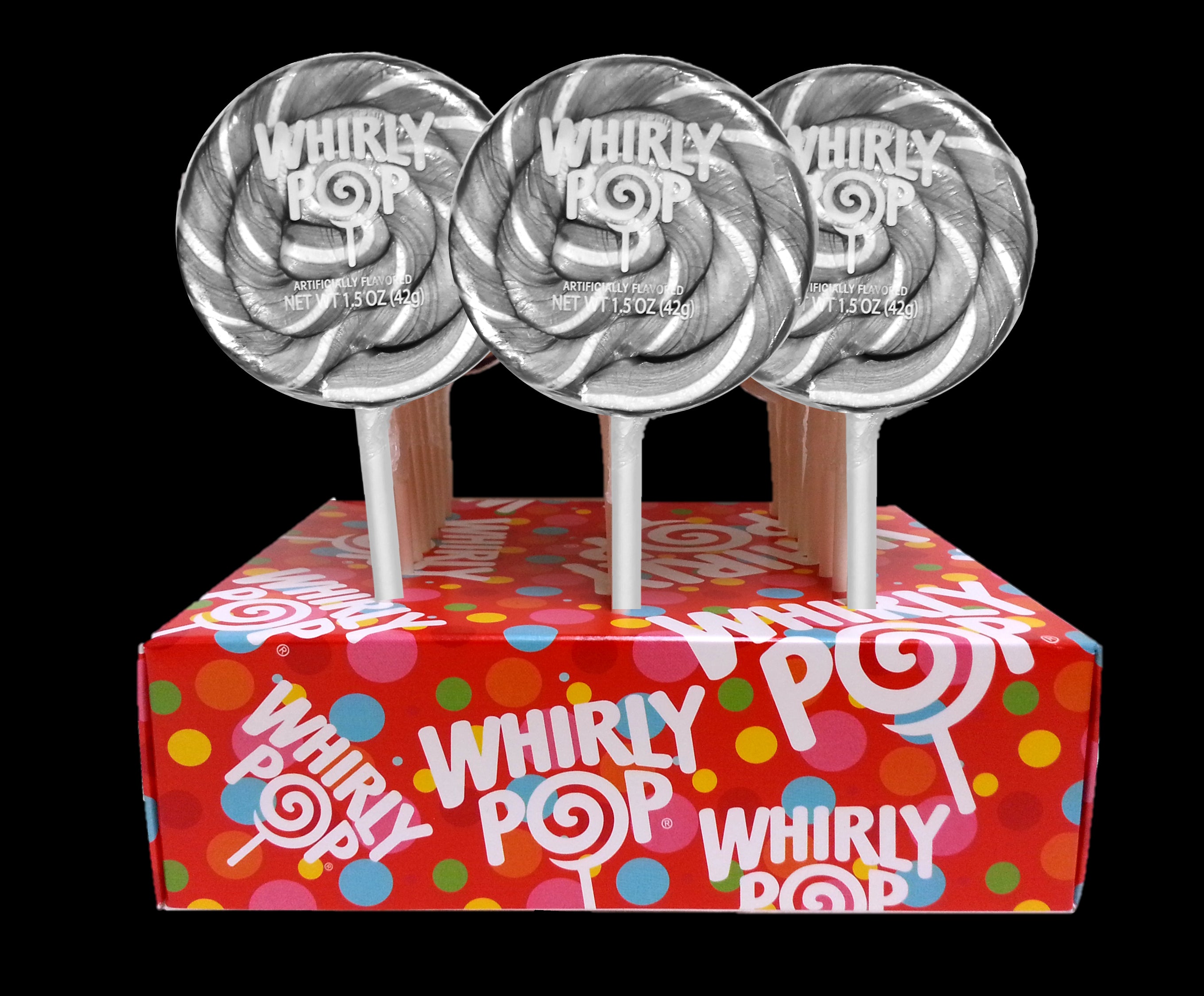 A&B Whirly Pop Colors -  Silver 1.5oz 1/24ct