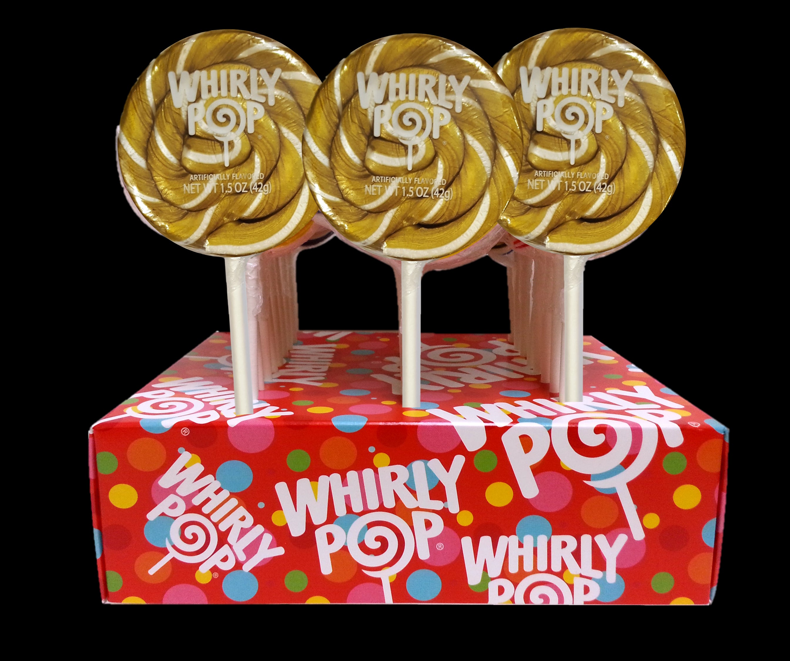 A&B Whirly Pop Colors - Gold 1.5oz 1/24ct