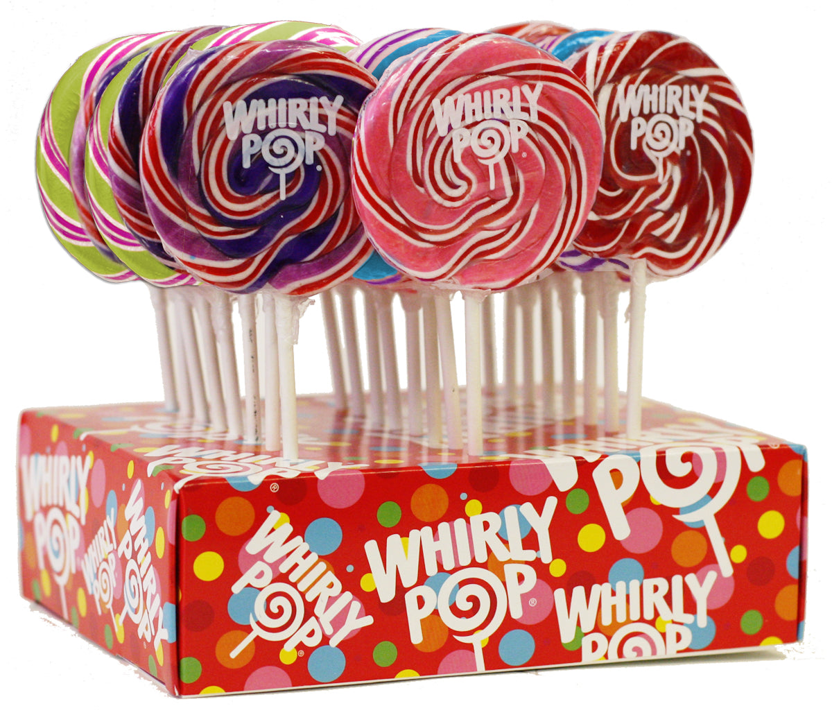 A&B Whirly Pop Display  - Variety  1.5oz 2/24ct