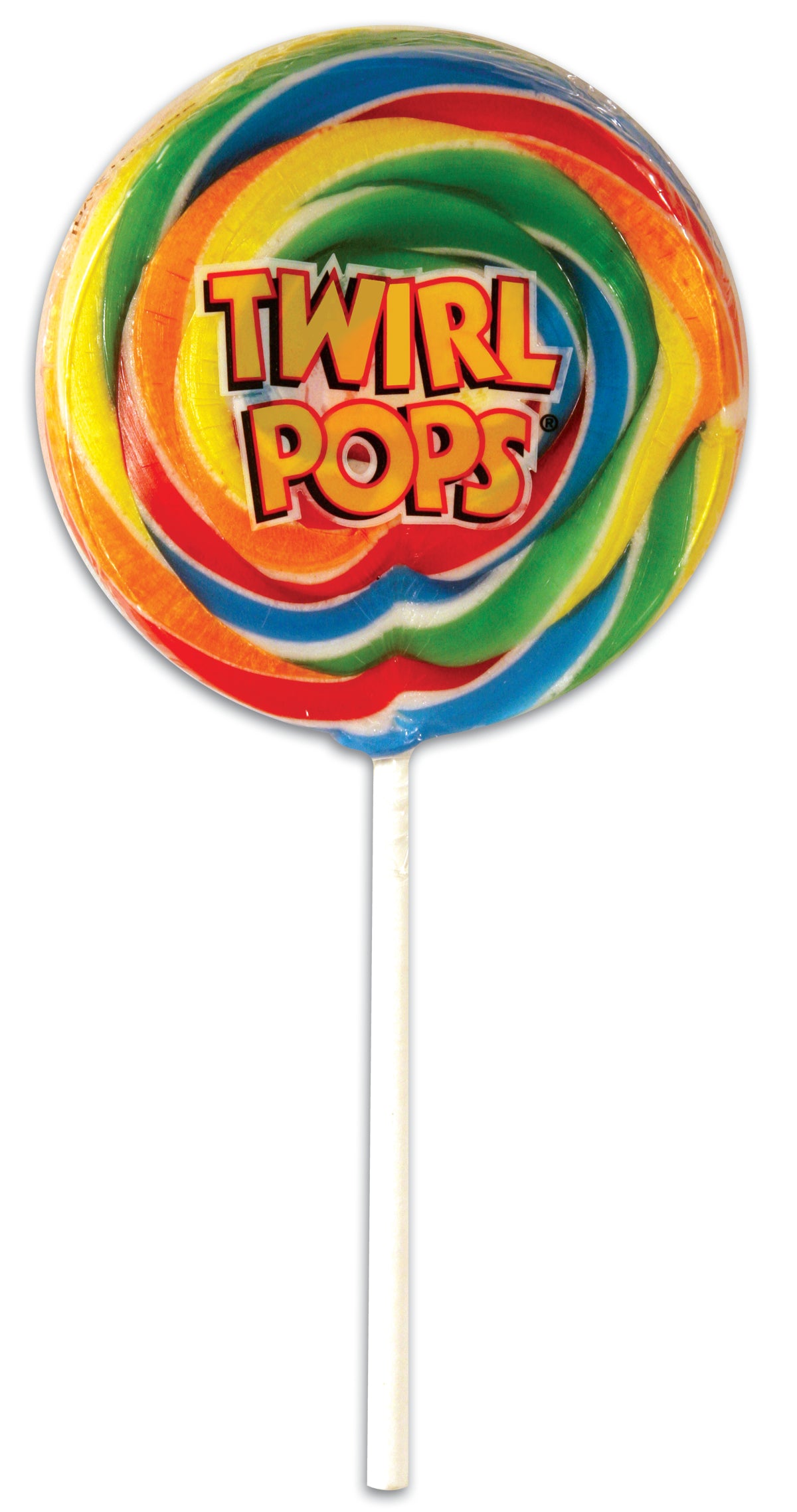 A&B Bulk TWIRL POP 3oz RAINBOW 48ct