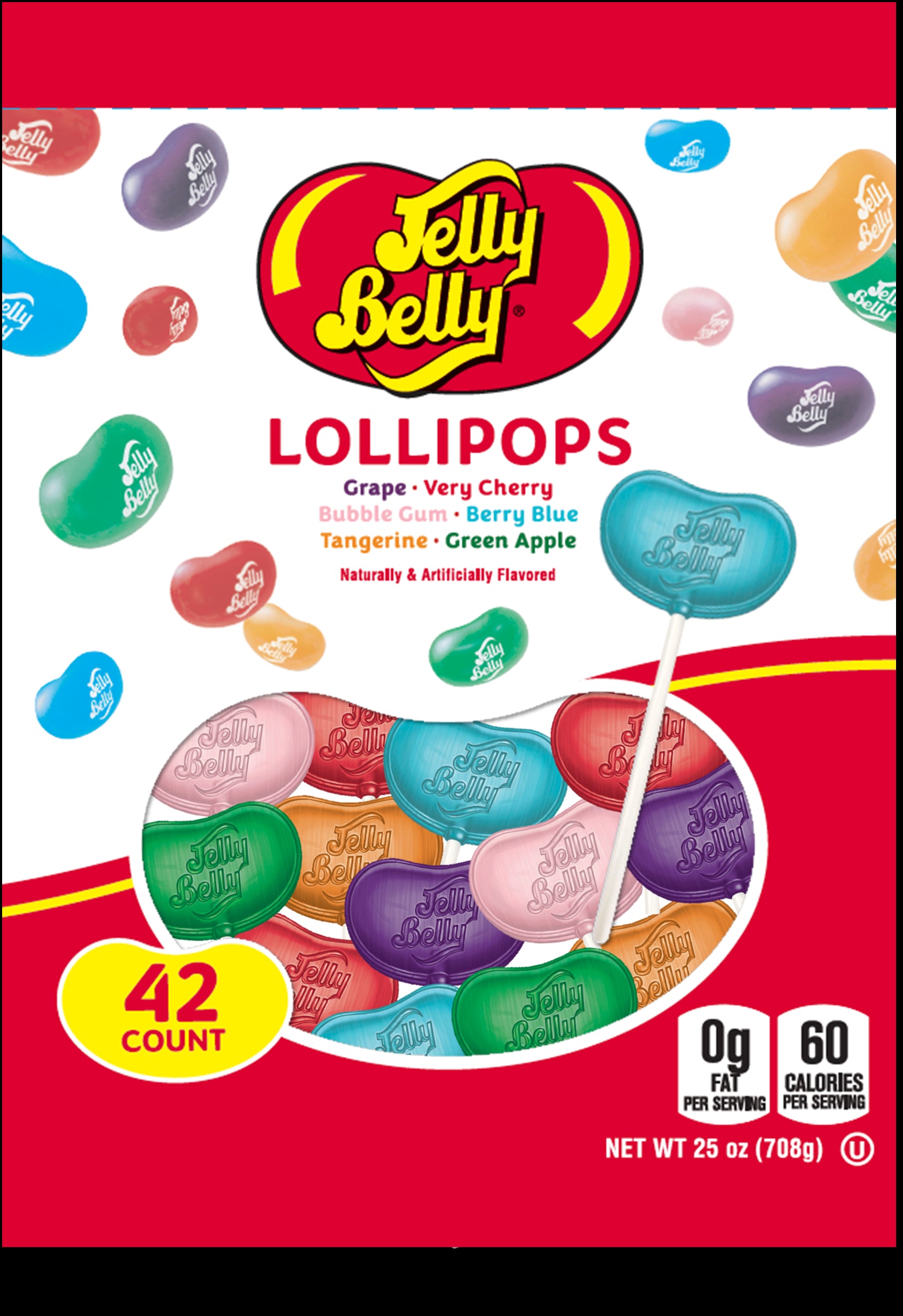 A&B Jelly Belly 42ct(25oz) Stand Up Bag  Drc 1/6ct