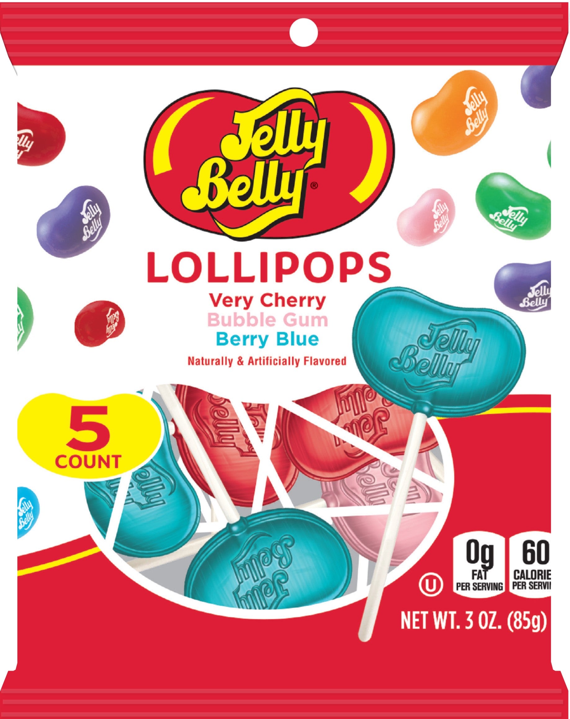 A&B Jelly Belly Pops 3oz Peg Bag 1/12ct