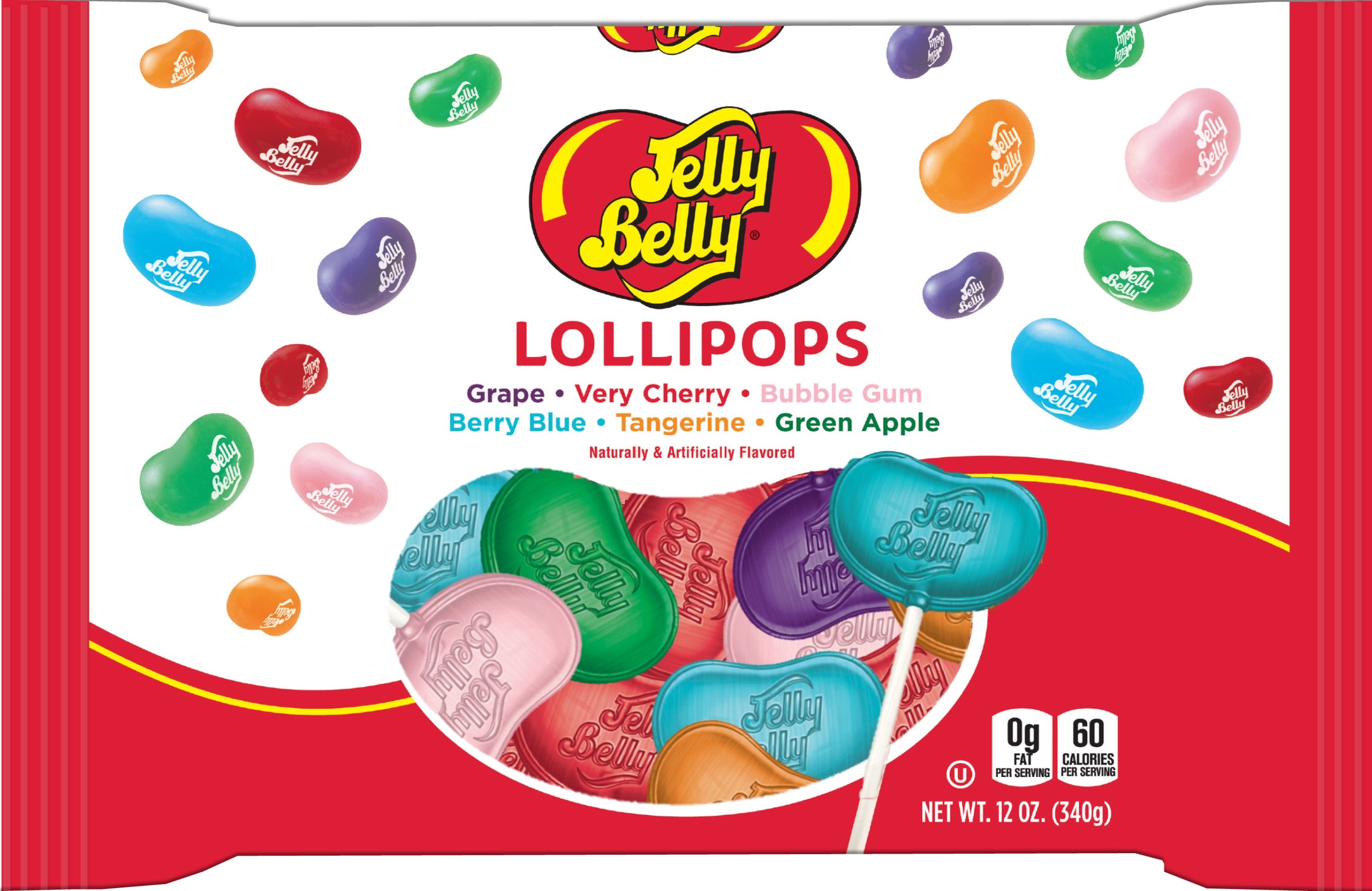 A&B Jelly Belly Pops 12oz Laydown Bag Drc 1/12ct