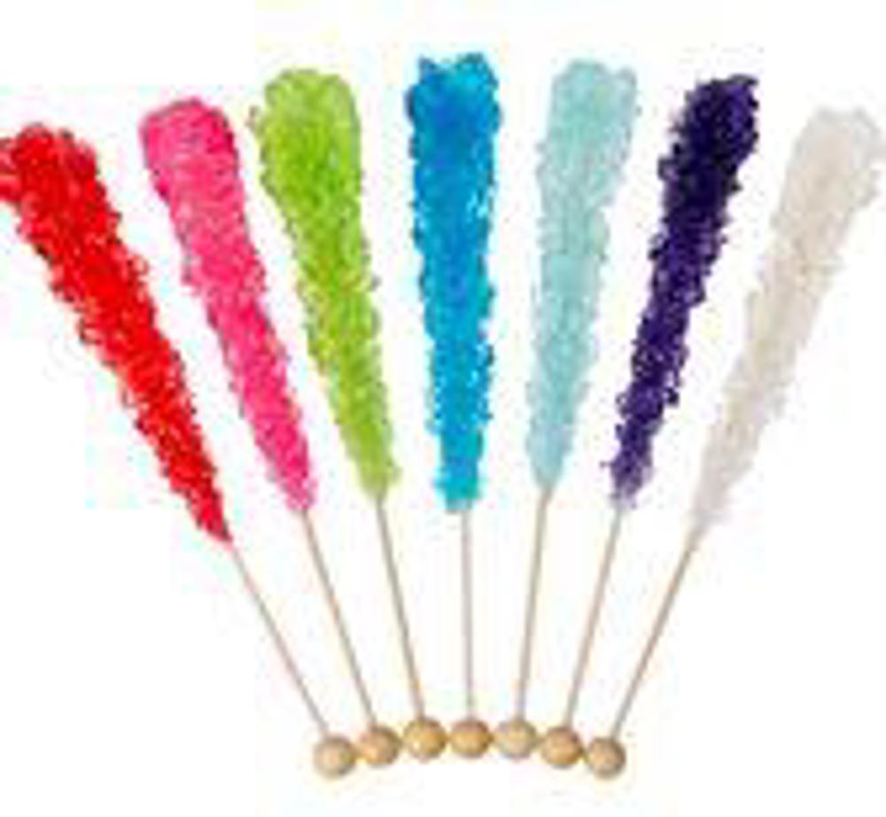 Richardson Rock Candy Stick 5 3/4" Assorted Wrapped 72ct 0.45oz