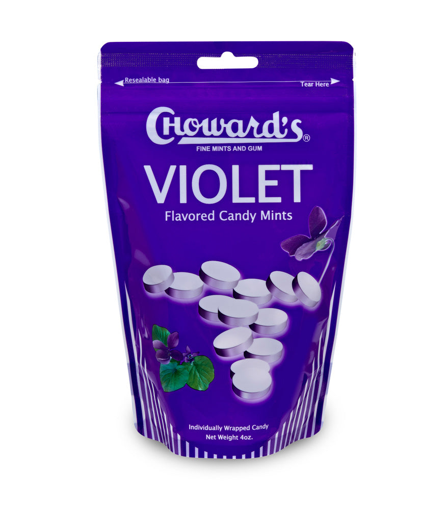 CHoward's VIOLET MINTS POUCH 4oz