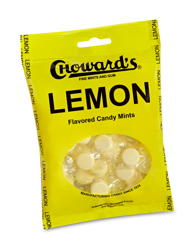 Choward's  Mints Lemon Peg Bag 3oz 1/12ct