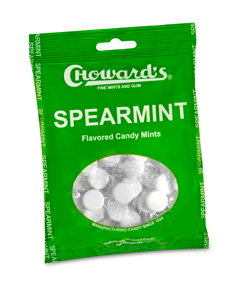 Choward's Mints Spearmint Peg Bg 3oz 1/12ct