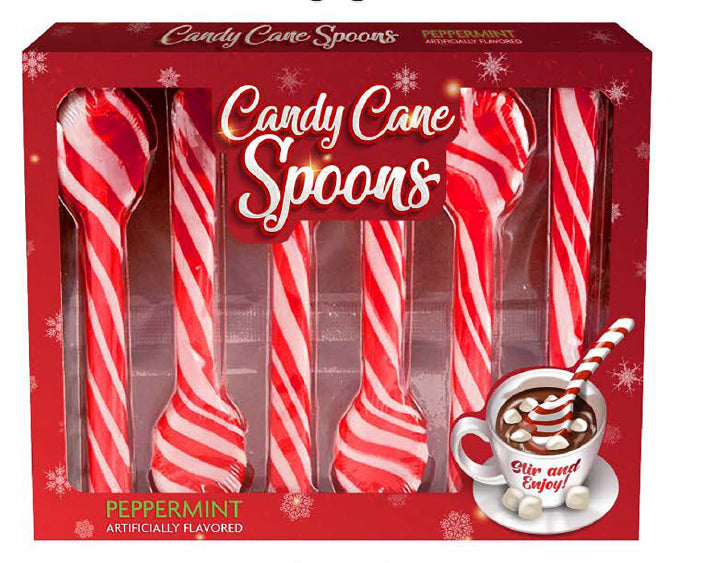 PEPPERMINT SPOONS  6pk 2.5oz  1/24ct