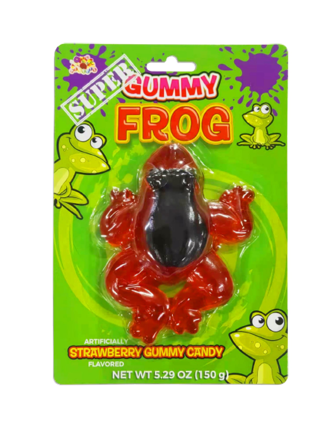 Alberts Super Gummy Frog 5.29oz 2/12ct