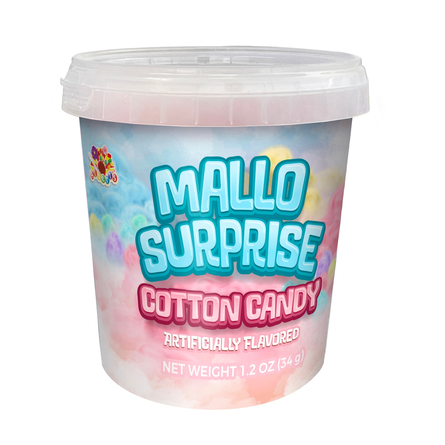 Alberts Cotton Candy Mallo Surprise Tub 1.2oz 1/12ct