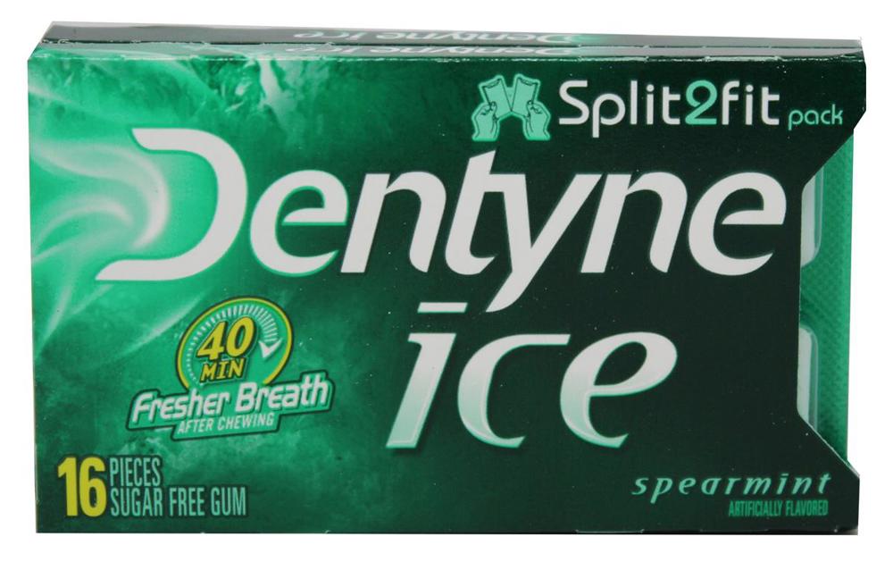 Dentyne Ice Split 2 Fit 16pc Spearmint 18/9ct 16Piece(s)