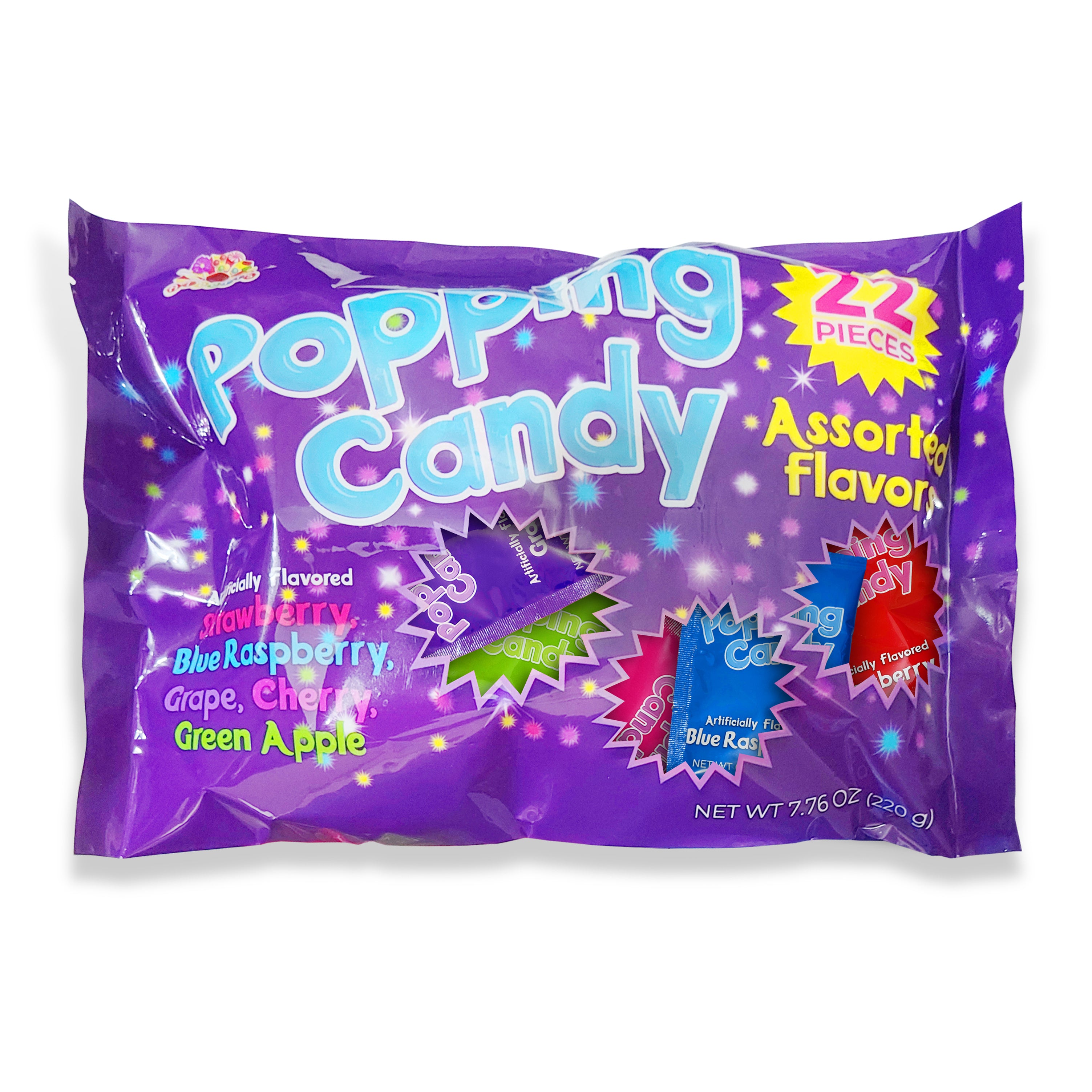 Alberts Popping Candy Assorted 7.76oz(22pc) 1/12ct