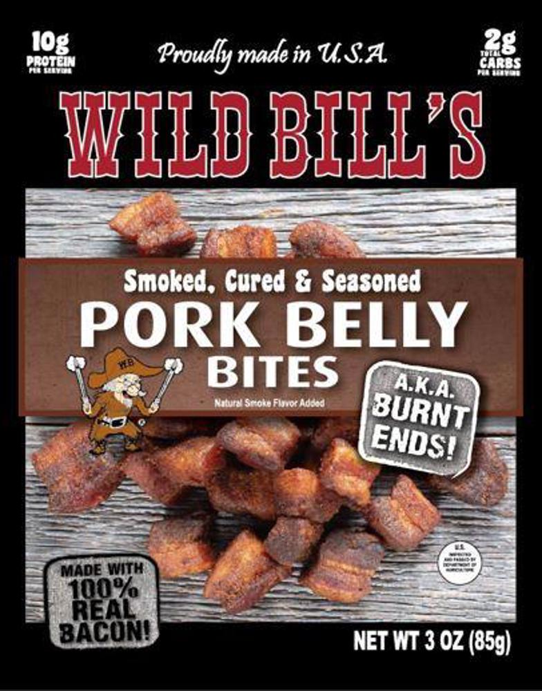 Wild Bill Pork Belly Bites 8ct 3oz