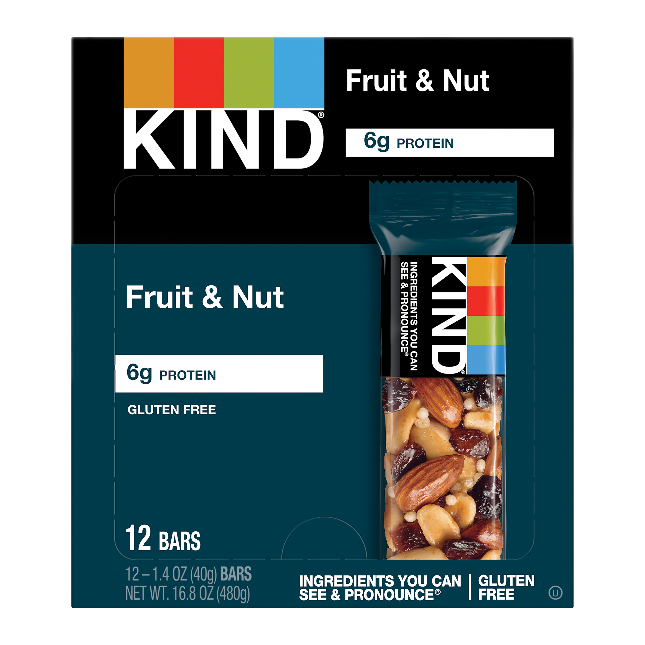 Kind Fruit & Nut Delight 6/12ct 1.4oz