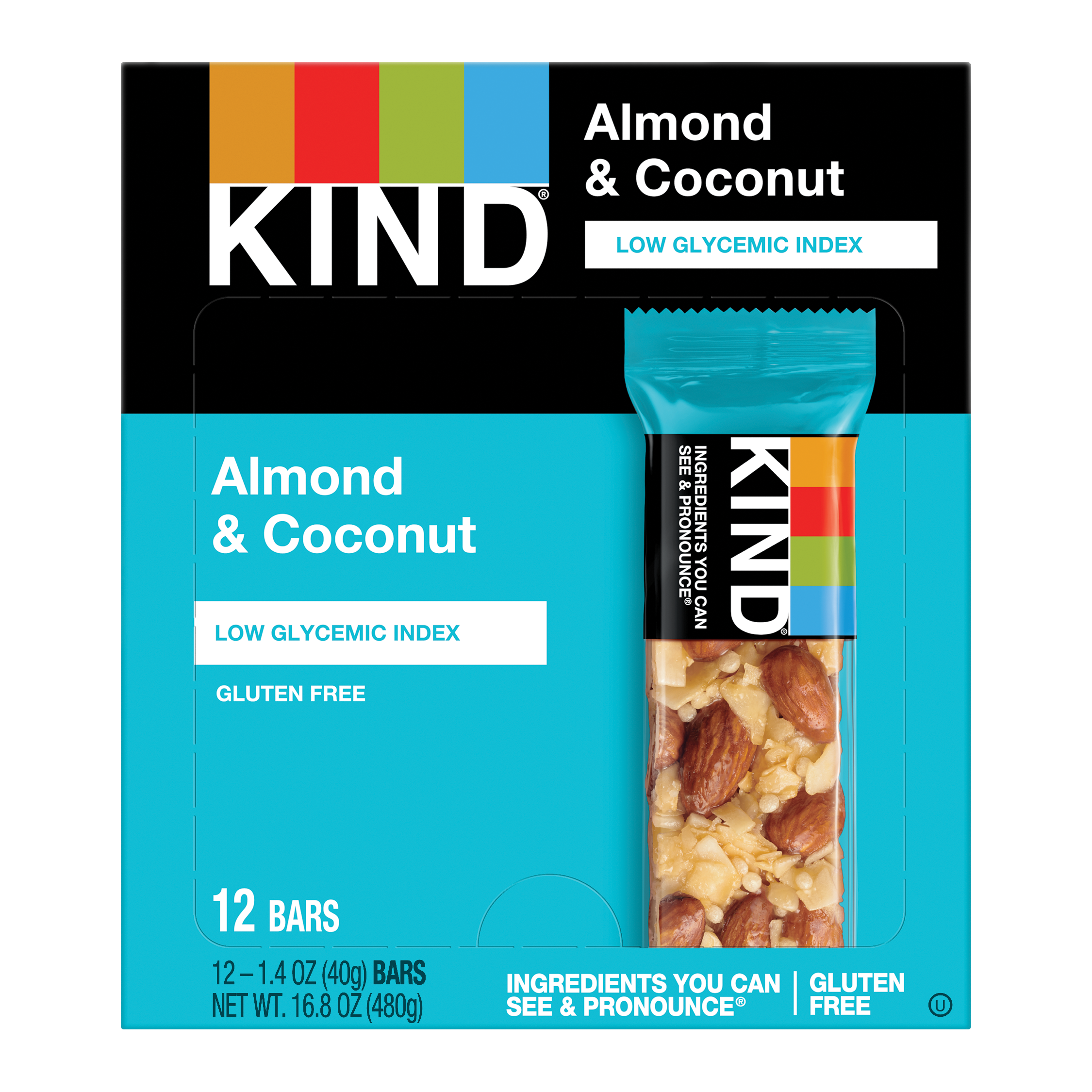 Kind Bar Almond & Coconut 1.4oz 6/12ct