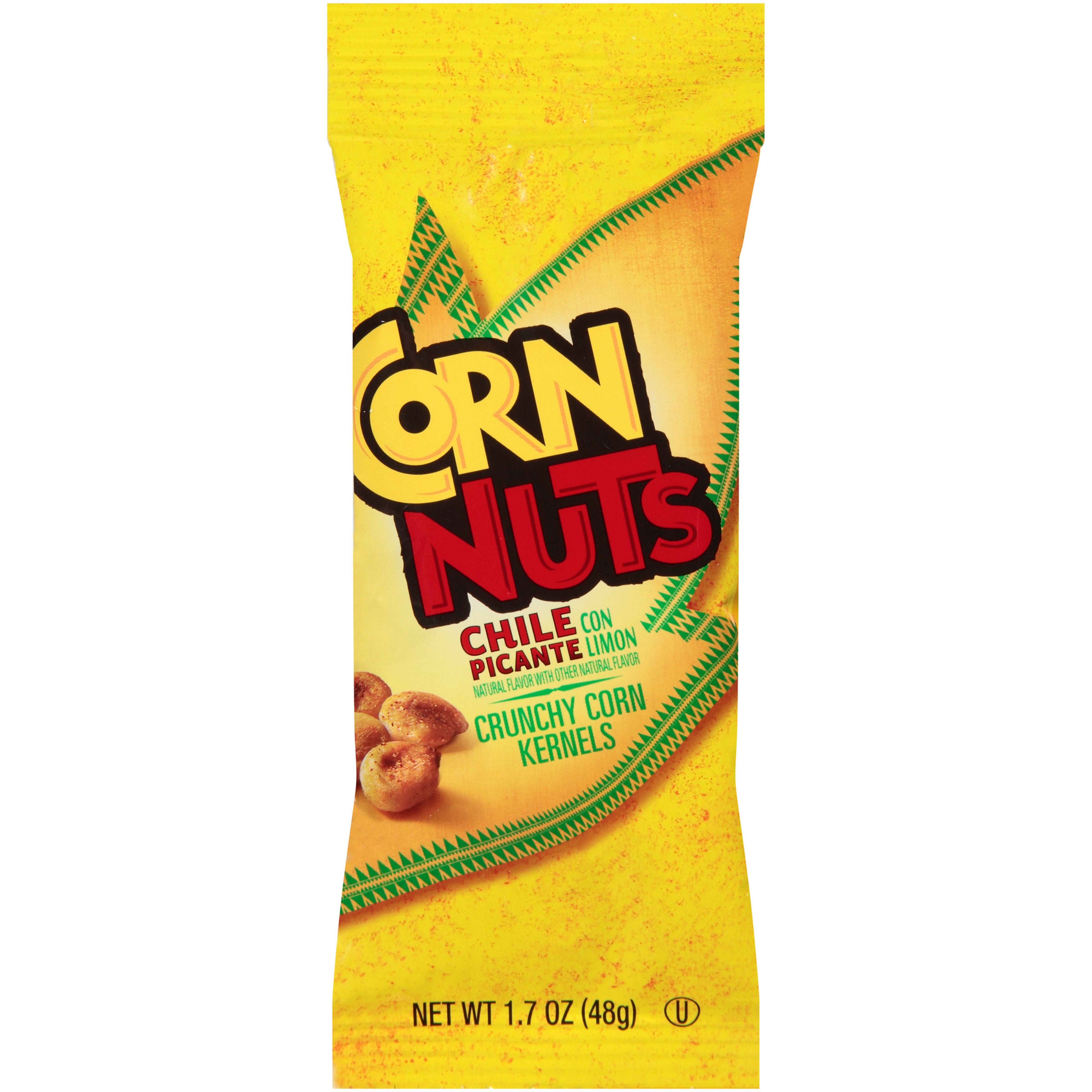 Corn Nuts Chile Picante con Limon Crunchy Corn Kernels, 126 ct Pack, 1.7 oz Bags