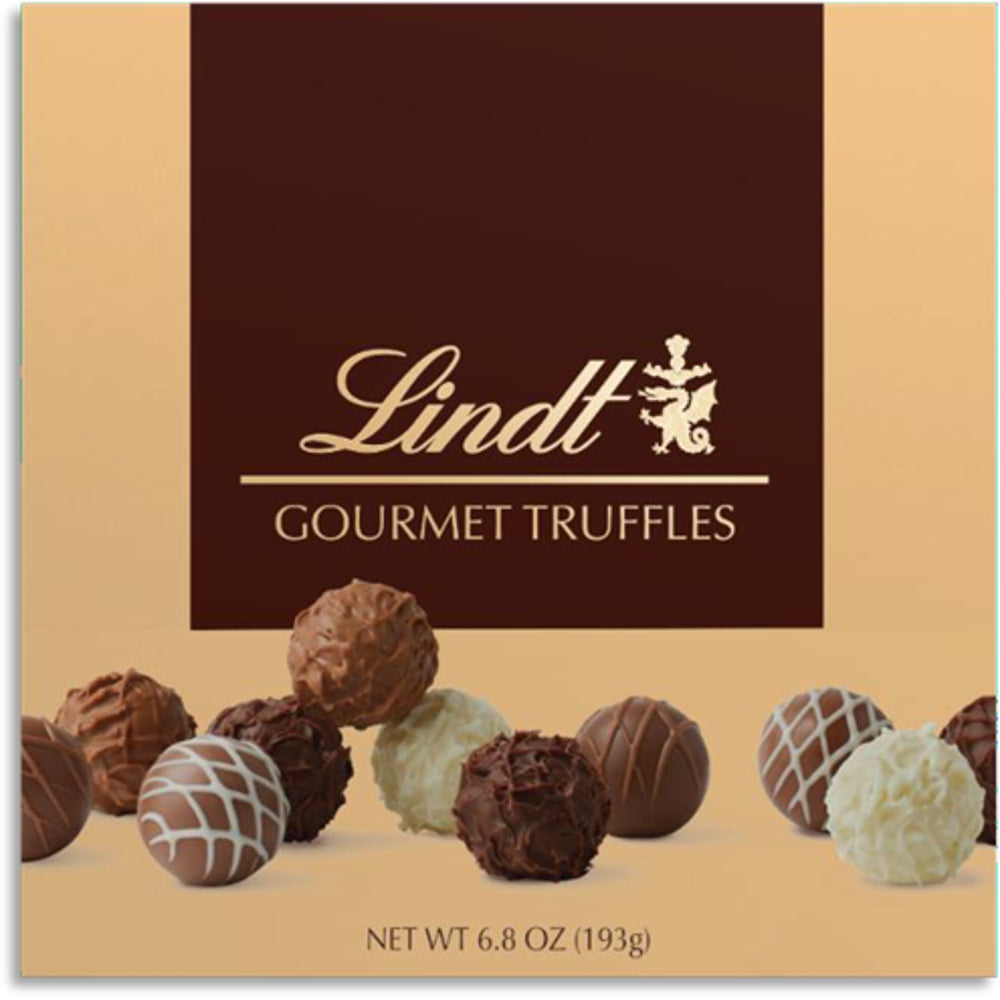 Lindt Gourmet Truffles Gift Box, 6.8oz