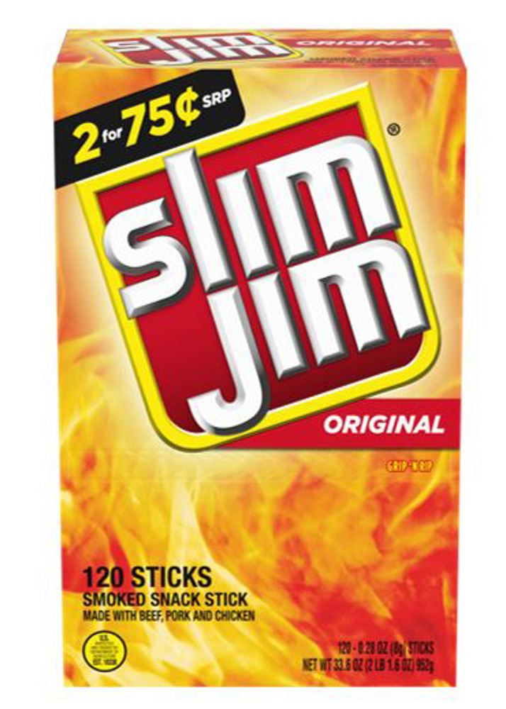 Slim Jim  2/120/.28 oz. Orig Gravity Feed PP 2/ .89