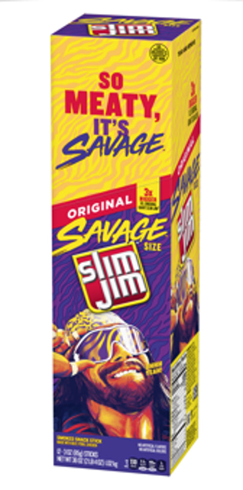 Slim JIm Savage Original Stick 3oz  6/12ct