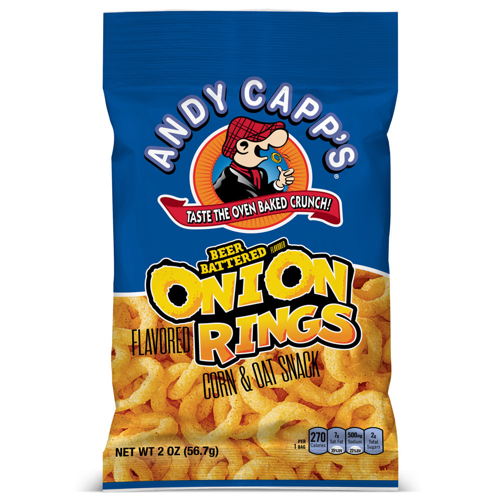 Andy Capp's Beer Battered Onion Rings  Un-Priced 12/2 Oz.