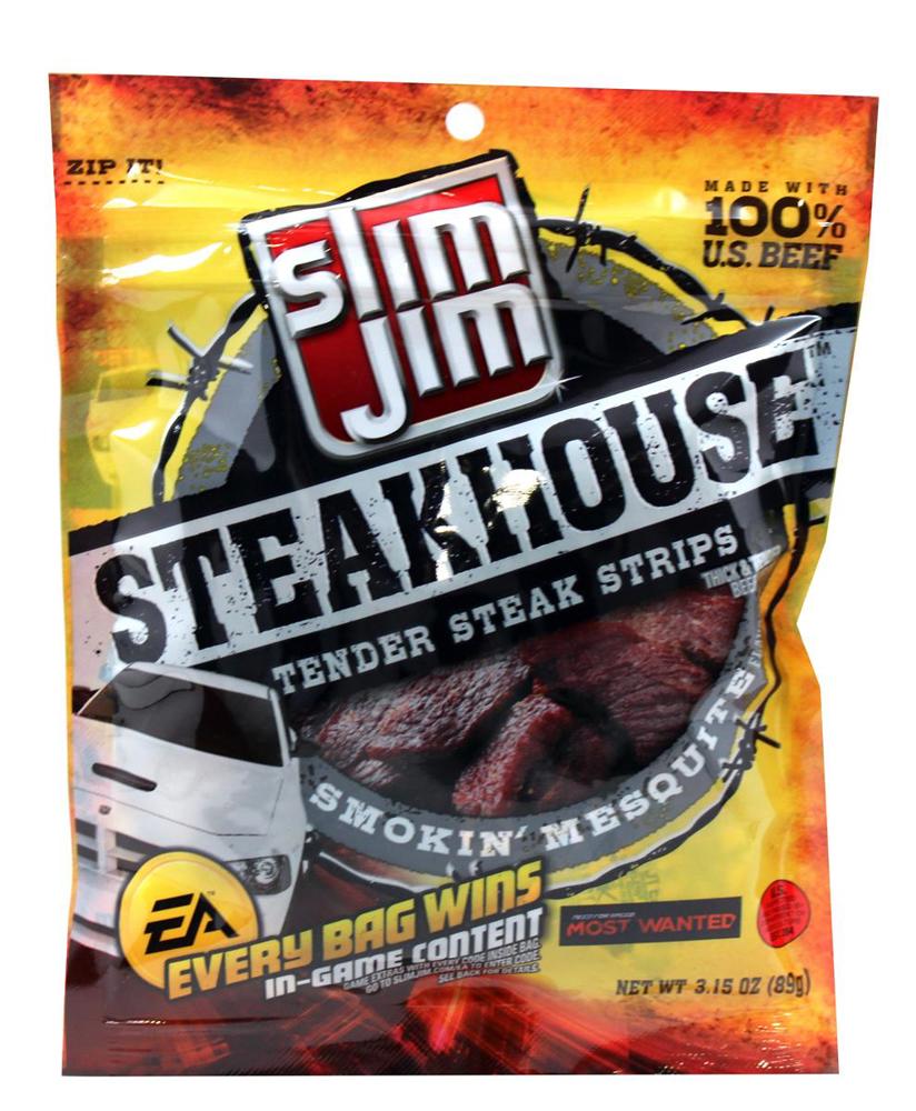 Slim Jim Jerky Mesquite 8ct 3.15oz