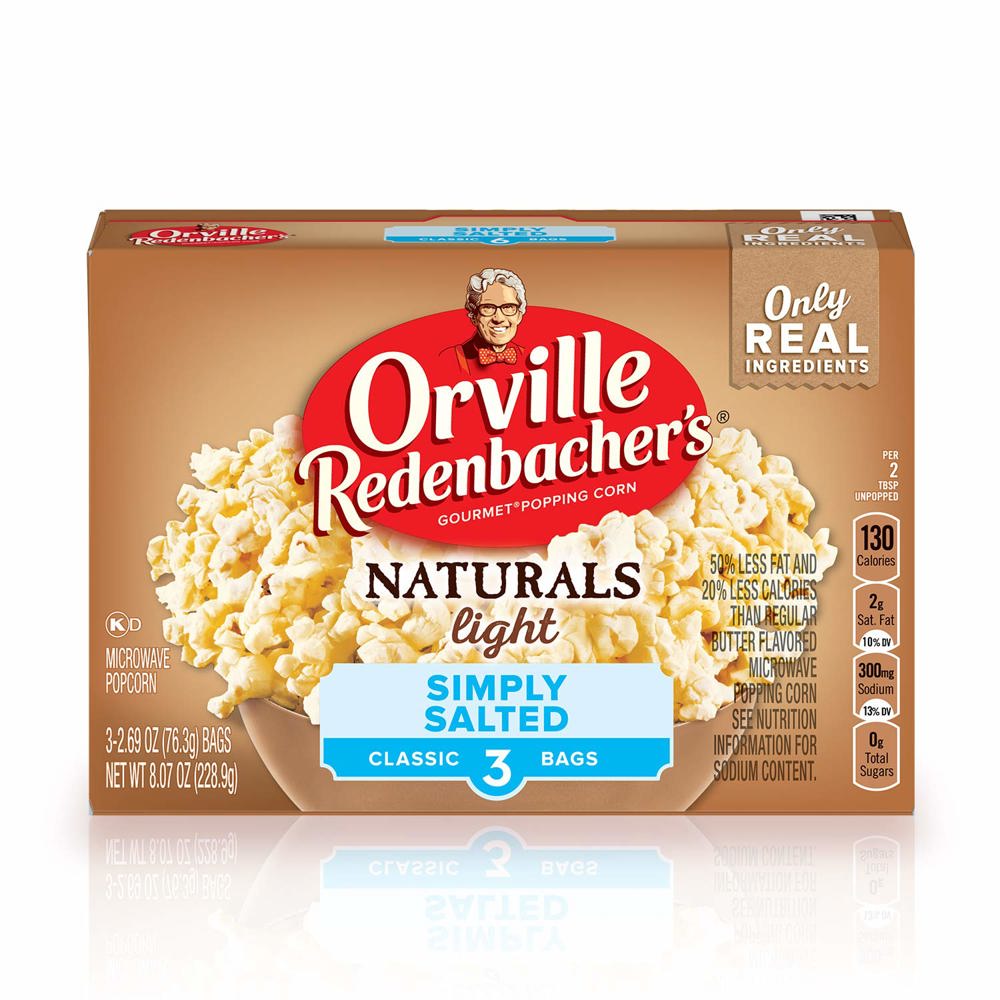 Orville Redenbacher 3 Pack Natural Light 12ct 8.25oz