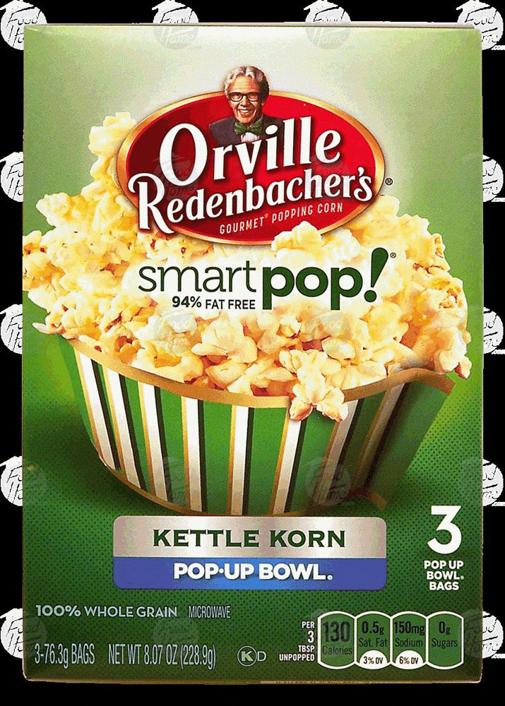 Orville Redenbacher 3 Pack Smart Pop Kettle 12 ct 12ct 8.07oz