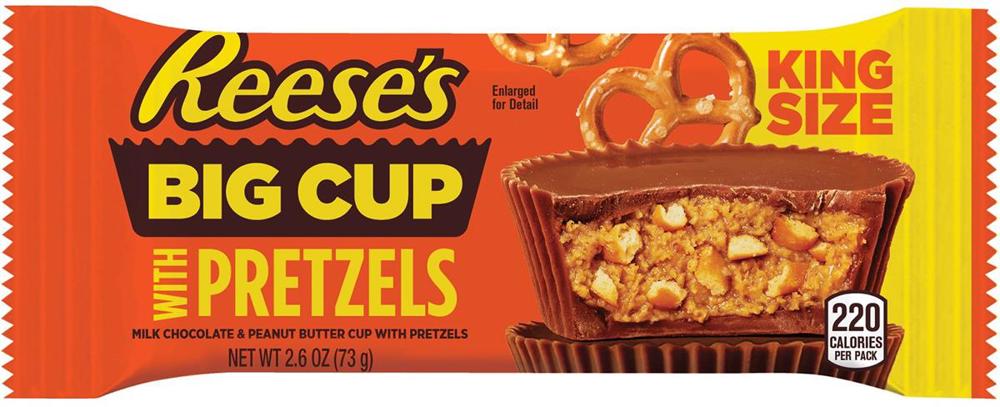 Reese's Big Cup Stuffed w/Pretzels King Size 2.6oz 9/16ct