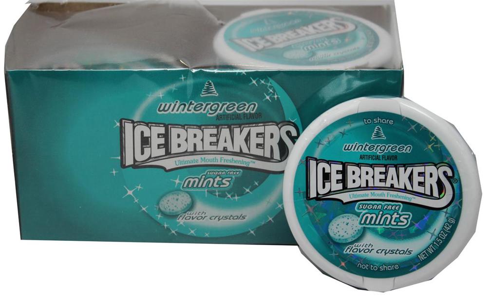 Ice Breakers Wintergreen Mints 24/8ct 1.5oz