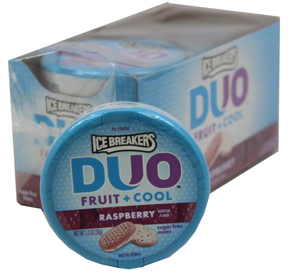 Ice Breakers Duo Mints Raspberry 24/8ct 1.3oz