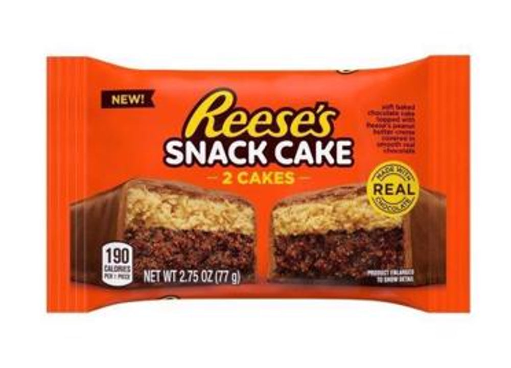 Reese's Snack Cake Bar 2.75oz 9/12ct