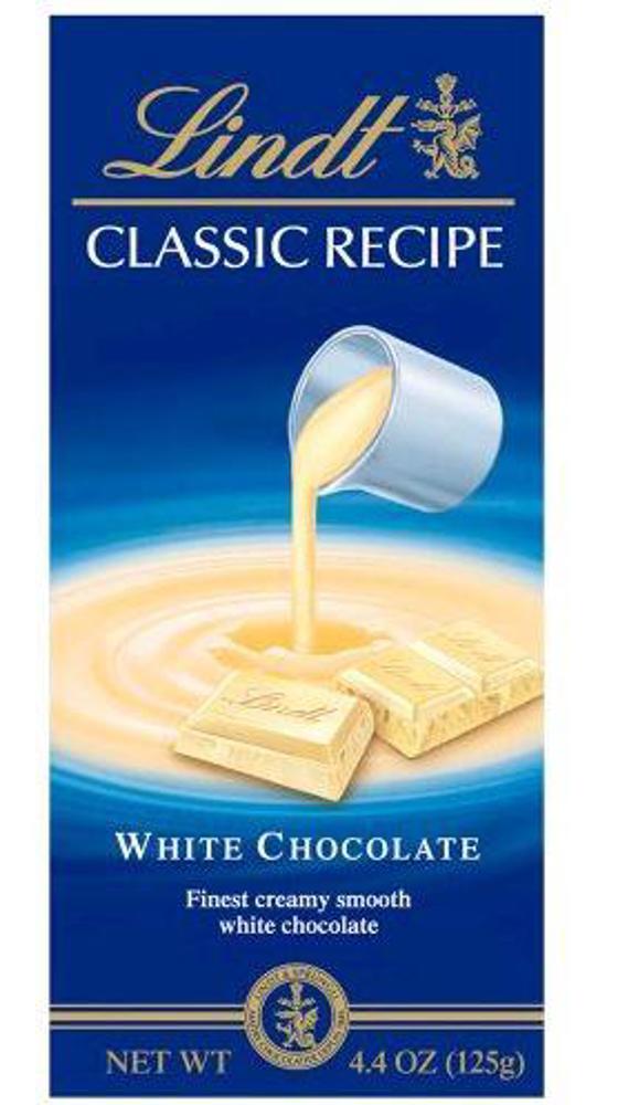 Lindt Premium Bar Collection (2) Classic Recipes White Chocolate 6/12ct 4.4oz