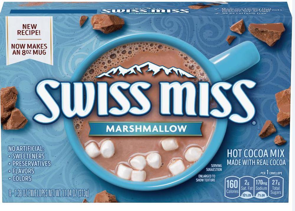 Swiss Miss Milk Choc with mini marshmallows 12/8ct 1.38