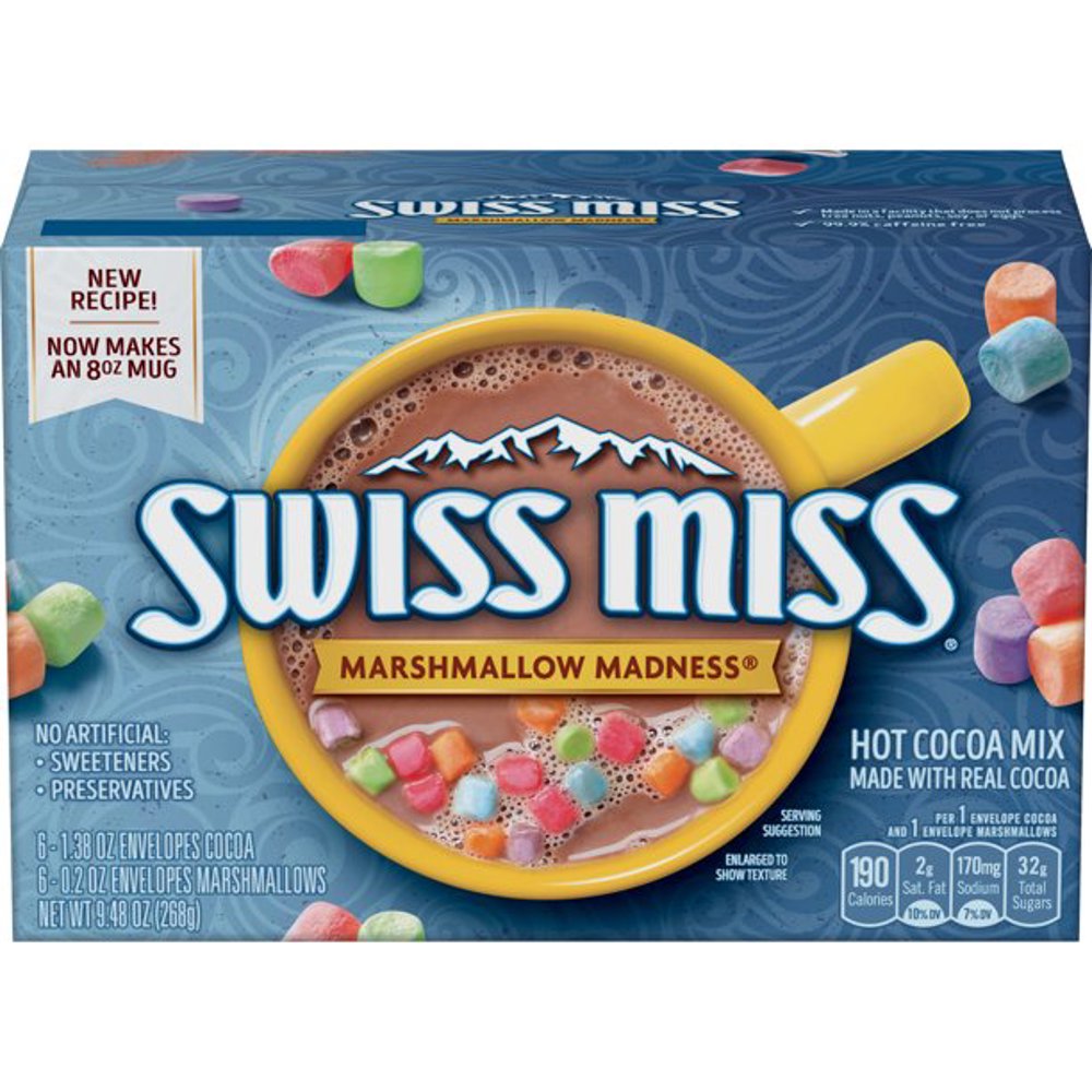 Swiss Miss Milk Choc Marshmallow Madness 8/6ct 1.38oz