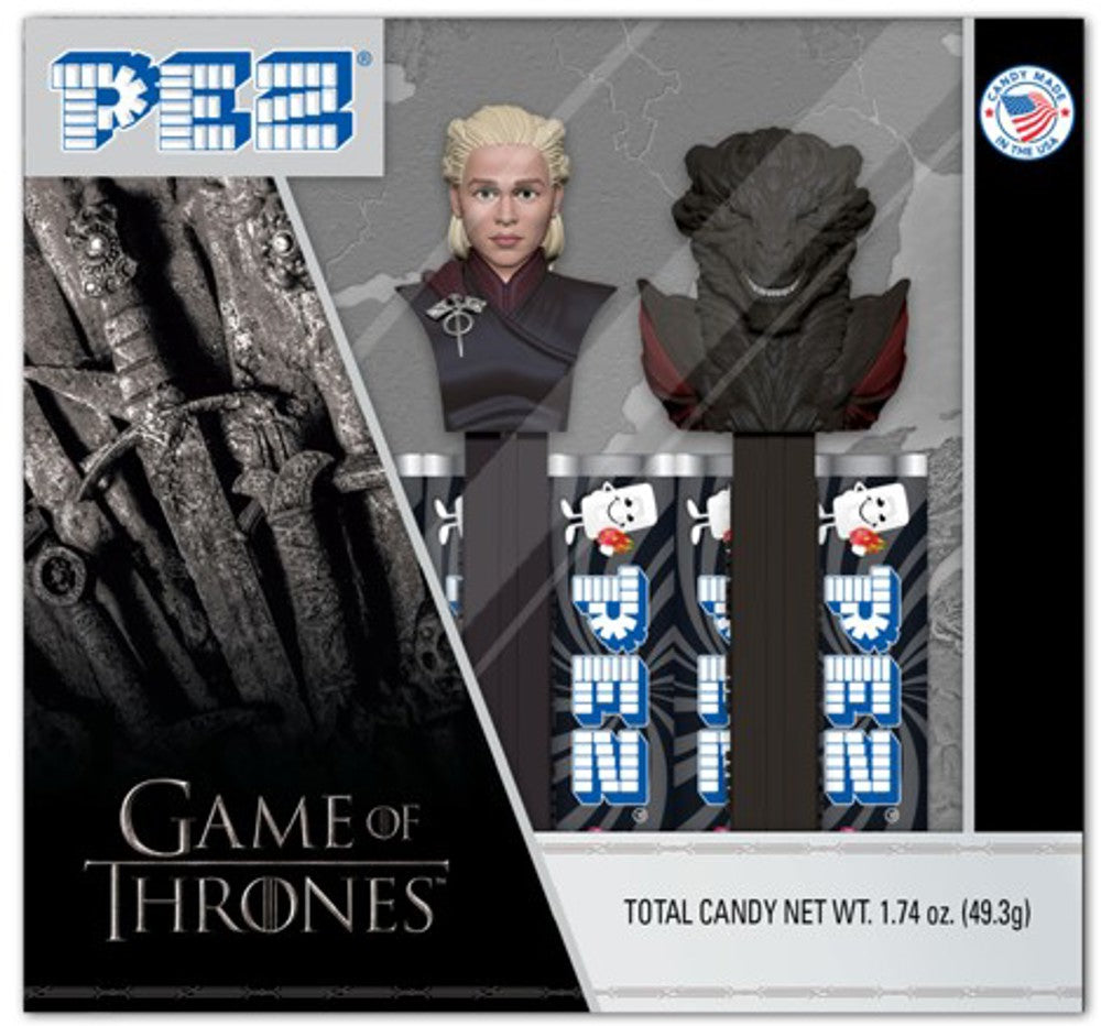 Pez Twin Pack Game of Thrones 1.74 oz 1/12ct