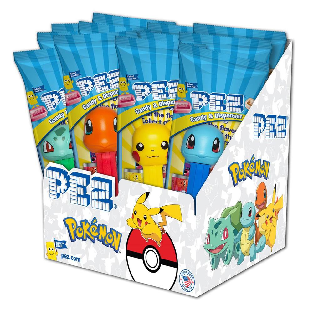 Pez Poly Pack Assortment Pokemon 12/12ct 0.58oz