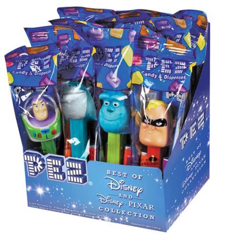 Pez Poly Pack Assortment Disney Best of Pixar 12/12ct 0.58oz